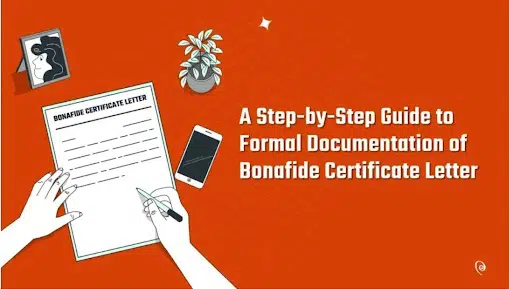 Image of Bonafide Certificate Letter